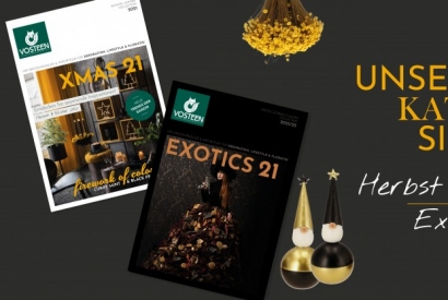 Unsere neuen Kataloge "Xmas21 & "Exotics 2021" sind da!